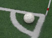 Prato sintetico applicato su campo da calcio